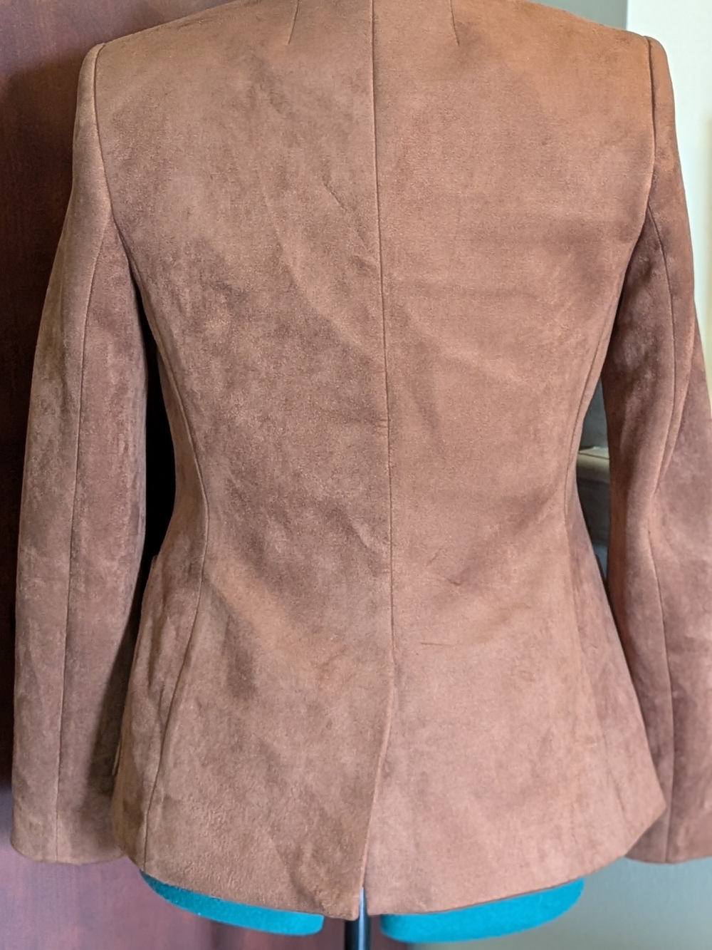 Tommy Hilfiger Brown Suede Blazer - Picture 6 of 9